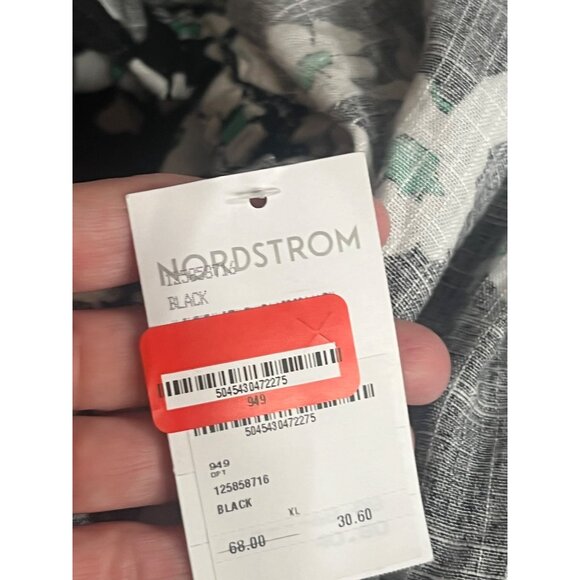 TopShop Elasticated Channel Long Sleeve Romper In Multi Floral, XL - Picture 5 of 13